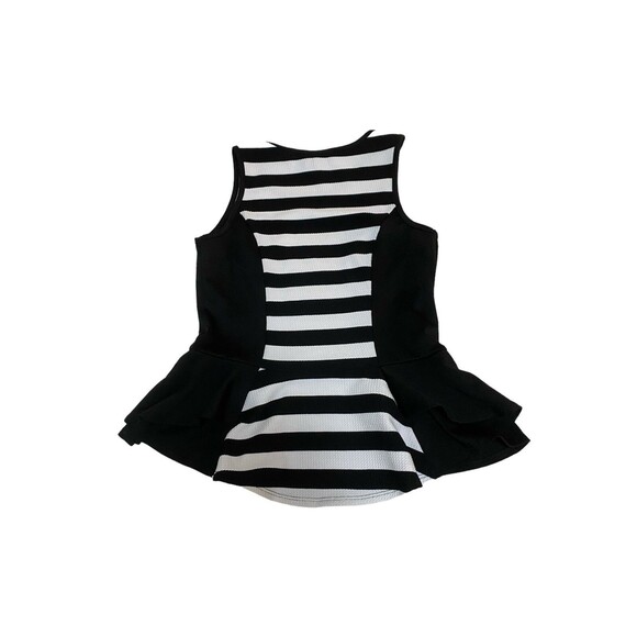 Iz Byer Sleeveless Peplum Top Size M - Picture 2 of 3
